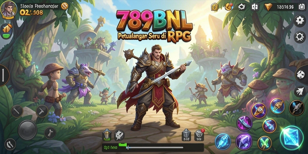 Tangkapan layar yang menampilkan aksi seru dalam game RPG.