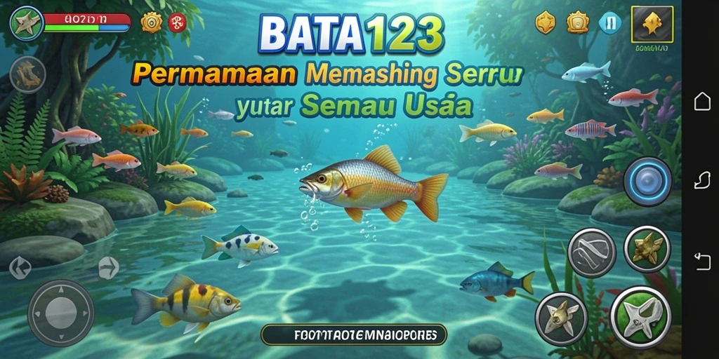 Screenshot gameplay BATA123 menampilkan momen memancing yang seru dan dinamis.