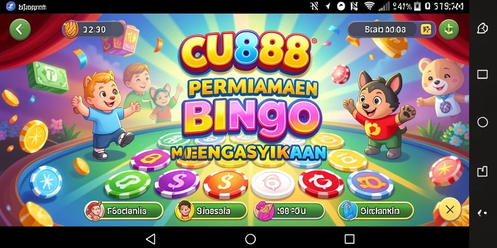 Tampilan gameplay Bingo yang seru dan interaktif di CU888.