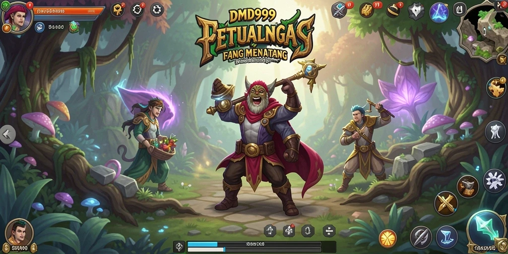Tangkapan layar gameplay DMD999 yang menampilkan aksi pertarungan yang seru.