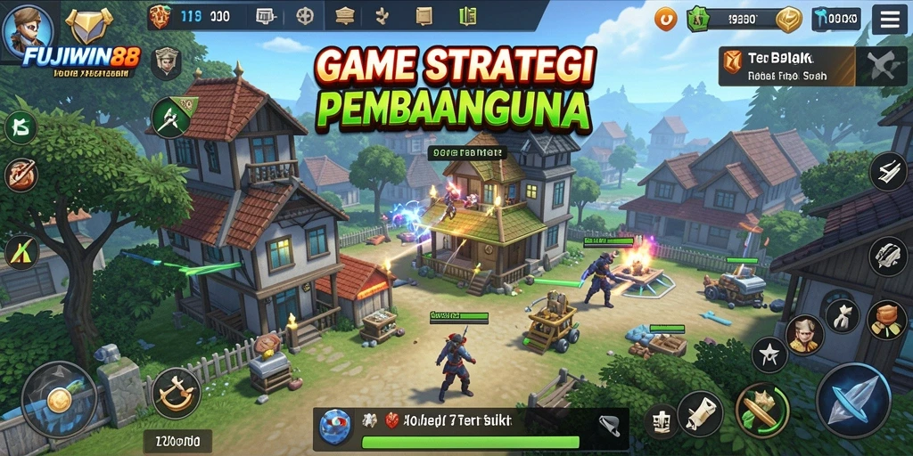 Tampilan gameplay menakjubkan dari FUJIWIN88 yang penuh strategi.