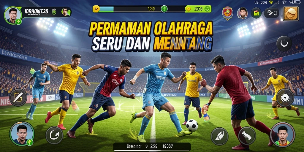 Screenshot utama IDRHOKI138 yang menunjukkan pertandingan olahraga yang mendebarkan.