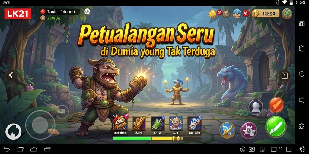 Screenshot LK21 menampilkan gameplay seru di dunia penuh petualangan.