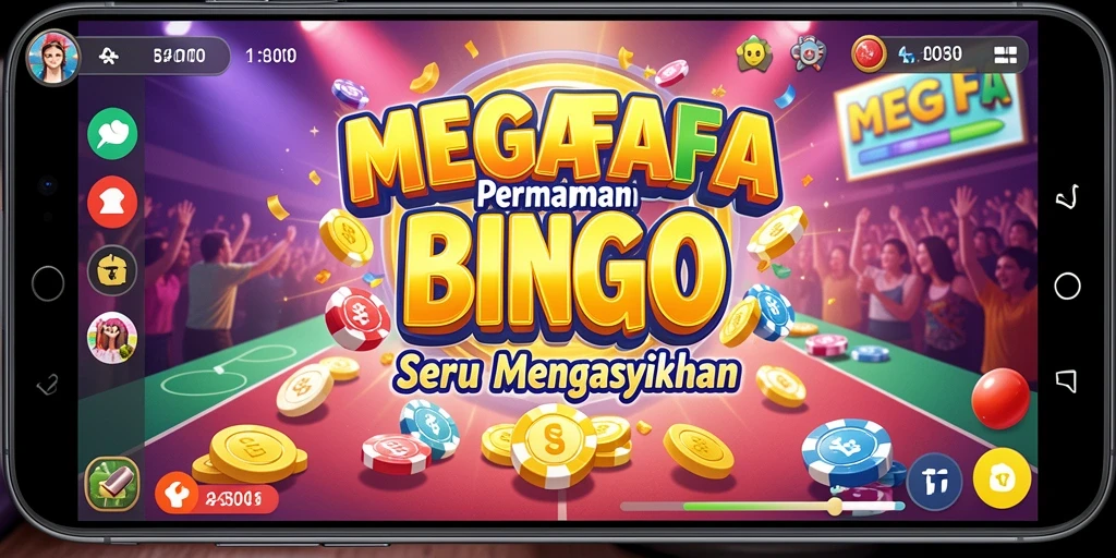 Screenshot gameplay MEGAFAFA yang menarik untuk game Bingo.