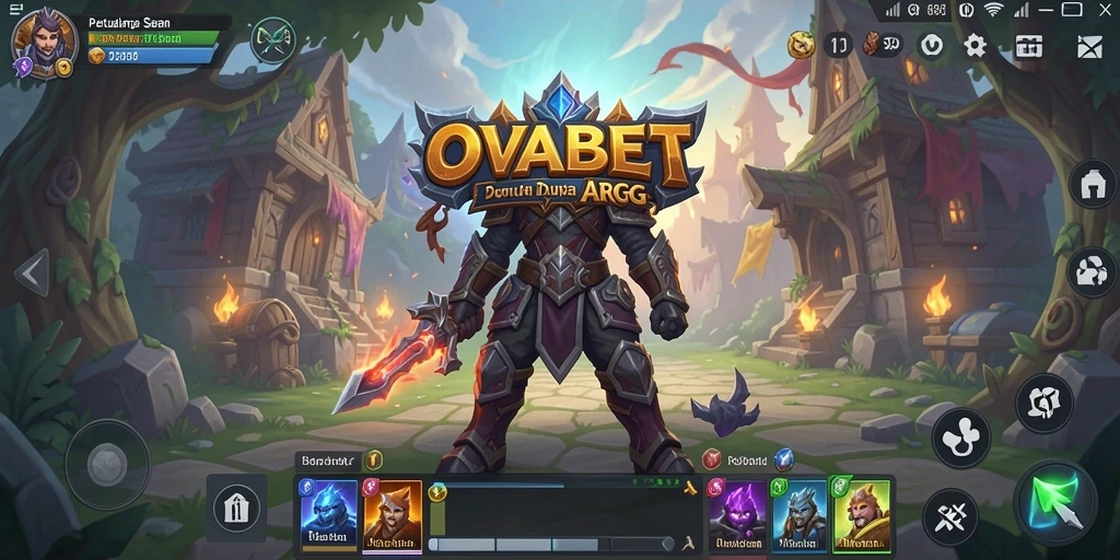 Tampilan gameplay ARPG yang mendebarkan dalam OVABET menunjukkan aksi seru dan grafis menawan.