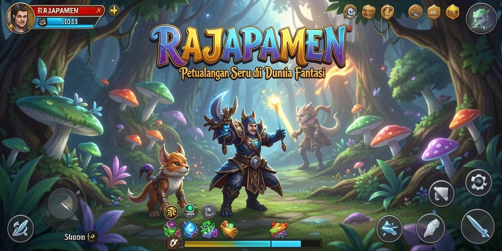 Cuplikan gameplay menegangkan dalam RAJAPAMEN yang penuh aksi.