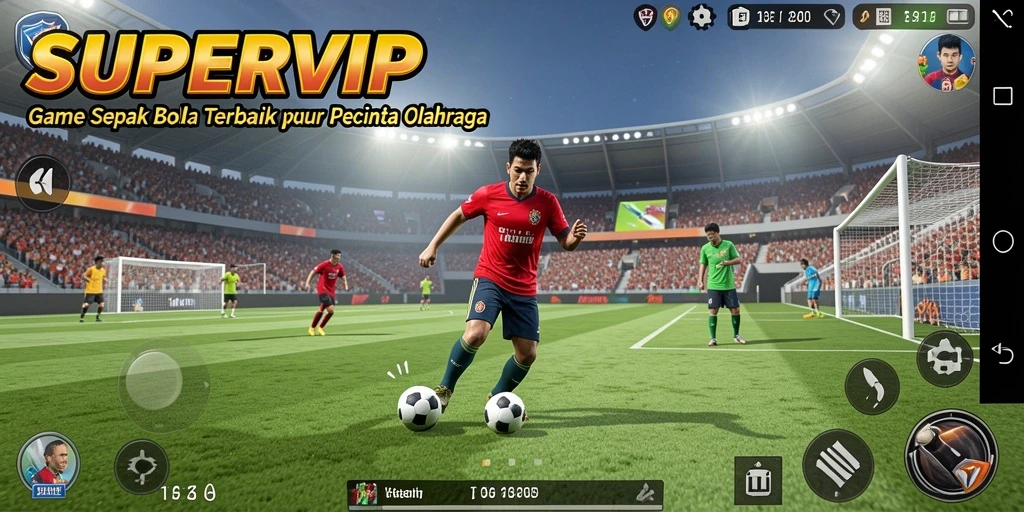 Tampilan gameplay SUPERVIP yang menegangkan dan realistis.