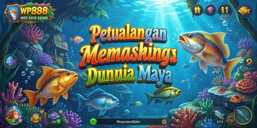 Gameplay WP888 yang menarik dengan berbagai lokasi memancing.